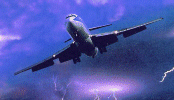 B-727 in flight